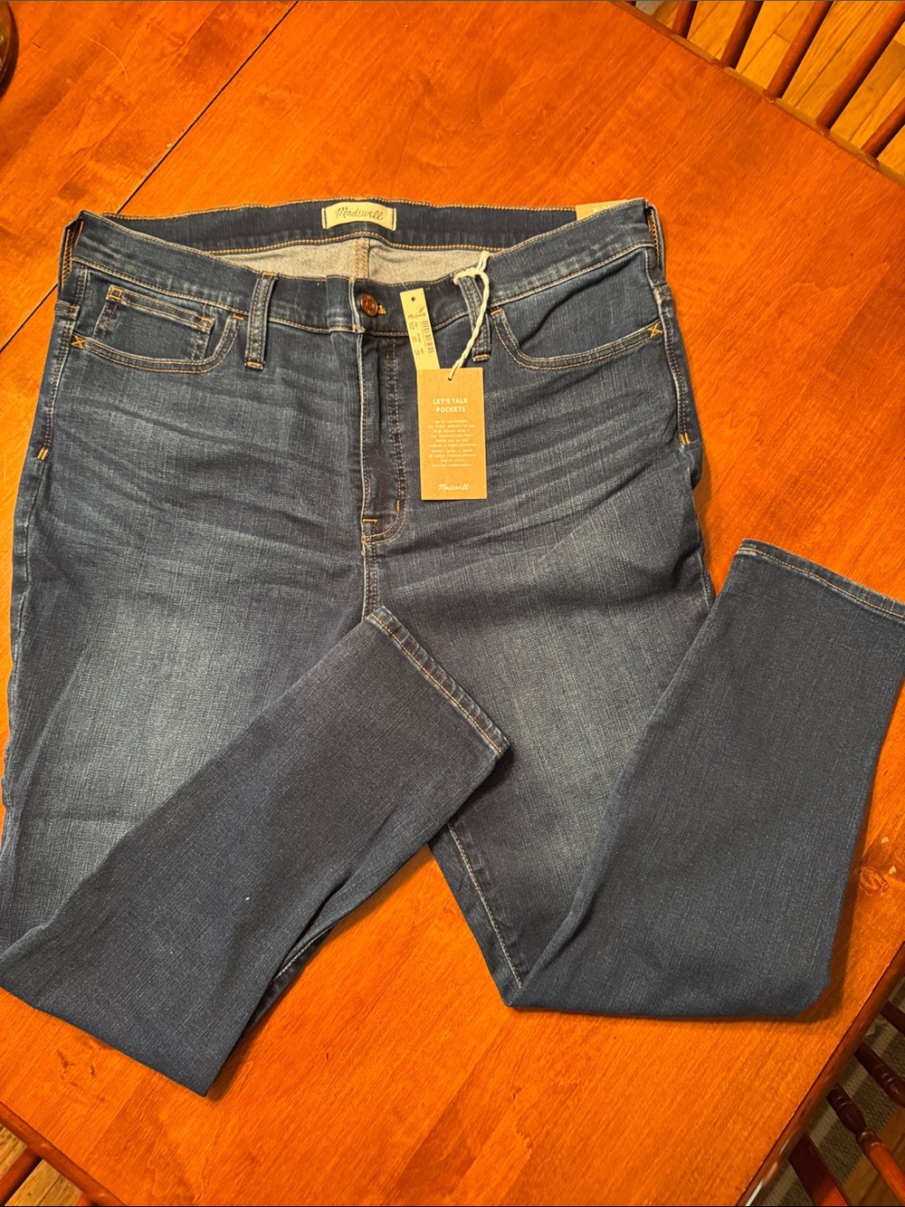Madewell Men's Skinny Jeans in Medium Blue Wash